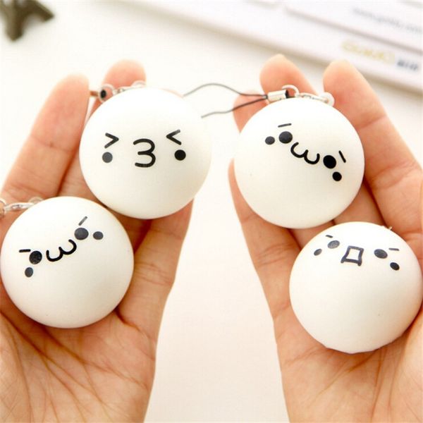 

lovely sponge expression ball christmas tree decoration stress relief soft toy balls squeeze ball toy for kids gift 7z