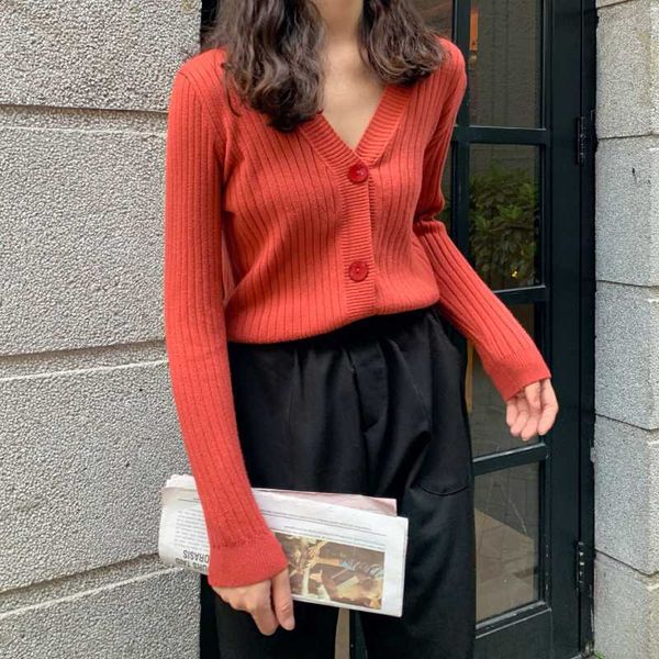

female cardigan white cropped cardigan women button up knitted loose long sleeve crop spring 2020 kardigan pph539