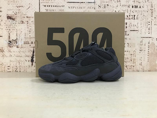

box new wave sneakers yeezy yeezys yezzy yezzys 500 super moon yellow running shoes kanye west mens women sports shoes 990c#, Black