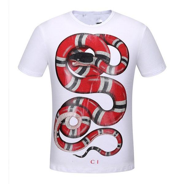 

new fashion designer polos printed t shirts cool men & women brand big plus size casual o neck short sleeve summer business, White;black
