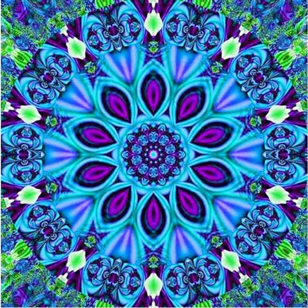 

full square / round drill 5d diy алмазна каѬина "мандала" вивка кѬеиком мозаика home decor икђ