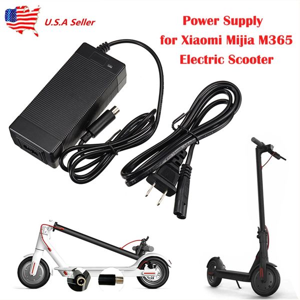 

42V 2A Electric Charger Skatebaord Adapter Scooter For Xiaomi Mijia M365 Electric Scooter Bike Accessories EU/US/AU/UK Plug