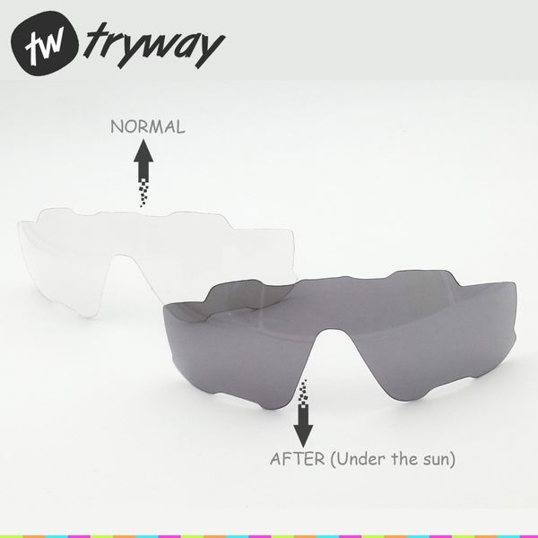 

tryway pchromic lens jbr lens/myopia frame/polarized cycling lens/colorfully mtb road lens