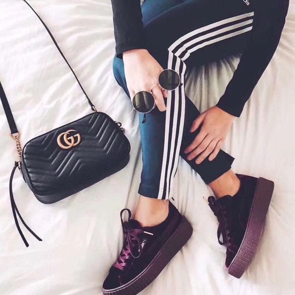 

2019 новый стиль самые популярные Сумки женские сумки feminina маленькая сумка кошелек 21 см GUCCI GG AA06