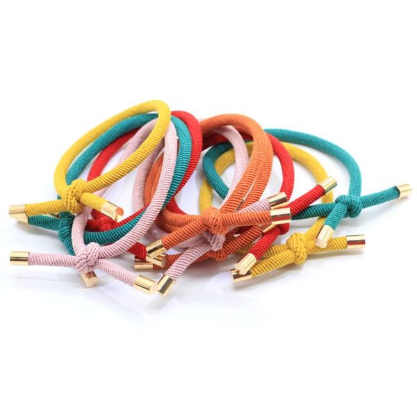 2019 2 Assorted Elastic Hair Ties Ponytail Holders No Crease