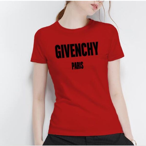 

round collar designers men and women with women with the same letter shirtmen's and women's sho-sleeve t-shirt, White