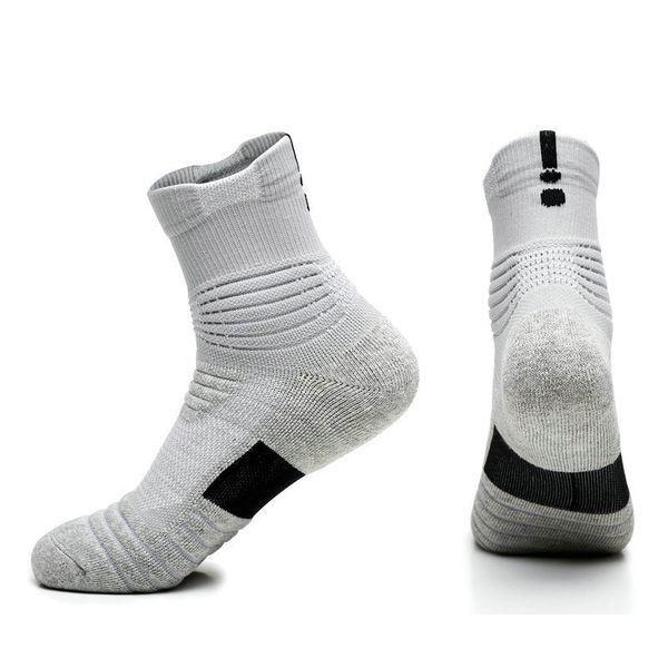 

usa professional elite basketball socks ankle knee athletic sport socks wzco men fashion compression thermal winter socks wholesales, Black