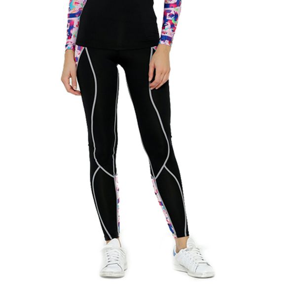 

сексуальные женские тренажерный зал фитнес черные леггинсы бег спорт дышащая компрессия 3d печатные упражнения сухой быстрый бег трусцой брю, Black;white