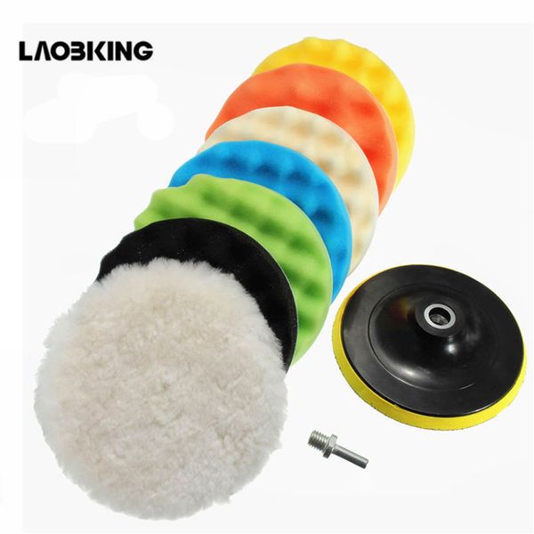 

9pcs / set 4 дйма 100мм полиѬовка pad полиѬовалником комплек дл авомобил полиѬови