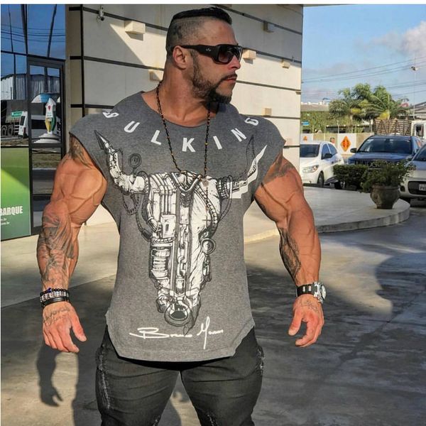 

summer fitness vest tights men stretch breathable sleeveless running training short sleeve moisture absorption sweat sweat t-shi, White;black