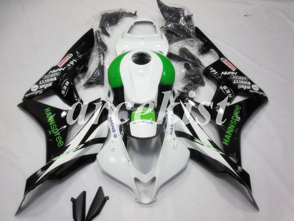 

новый abs инъекция мотоцикл полный обтекатели комплекты, пригодный для honda cbr600rr f5 2007 2008 07 08 600rr кузовостроение набор черный з