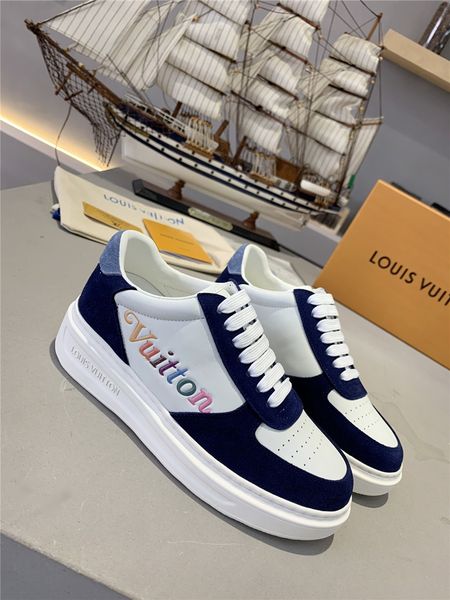 

2020 new gb5 high-quality women's casual sports shoes leather shoes couple models, fashionable wild flat shoes, box number 35-45