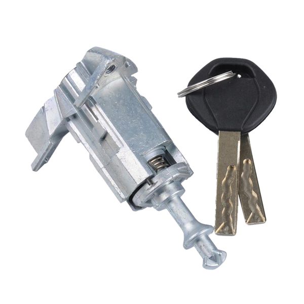 

set of left driver door lock cylinder barrel w 2 car keys