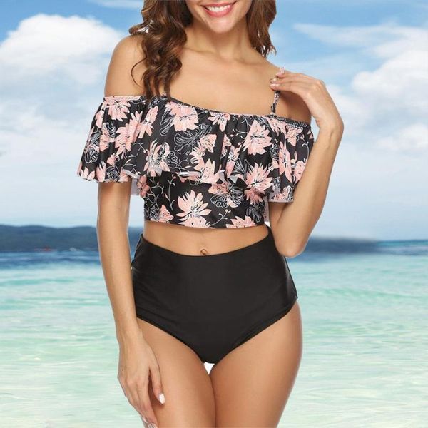 

vertvie swimwear women bikini 2020 high waist swimsuit female bathing suit string thong brazilian bikini high cut swimwear women