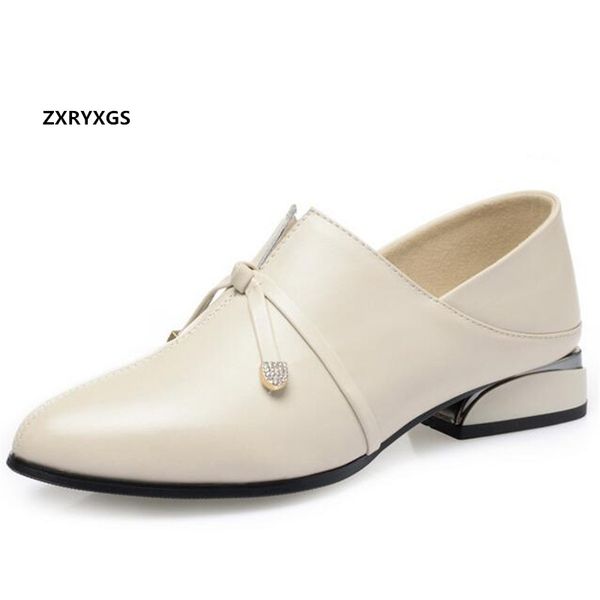 

2020 new fashion elegant autumn cowhide women low heel shoe large size thick heels non-slip women shoes warm winter shoes, Black