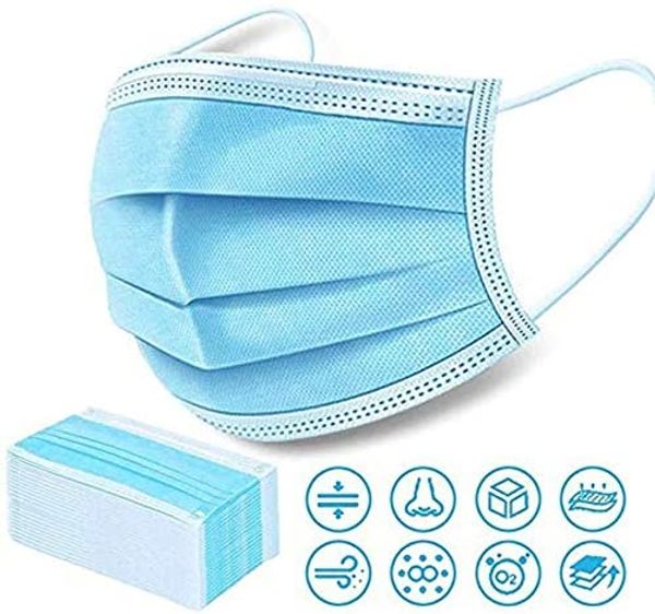 

dhl fast disposable face masks elastic mouth soft breathable thick 3-layer masks earloops for blocking dust air pollution protection pack