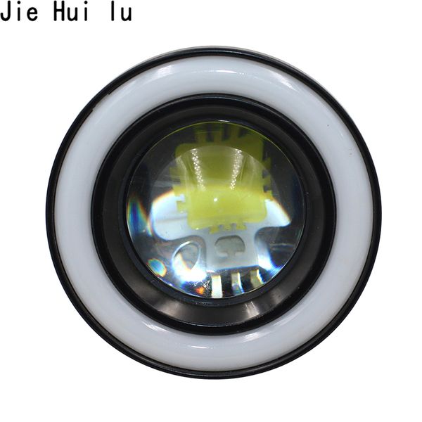 

universal 30w 3.5 3.0 2.5 inch led white cob angel eyes 64mm/76mm/89mm car vehicle fog lights for for