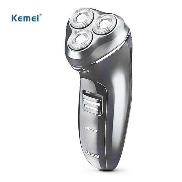 

kemei electric shaver rotary tool quick charge epilator hair removal rechargeable electric razor floating heads