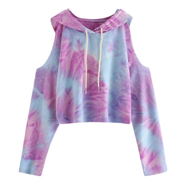 

fashion women hoodies crop hoodie strapless printed sweatshirt long sleeve blouse moletom feminino roupas, Black