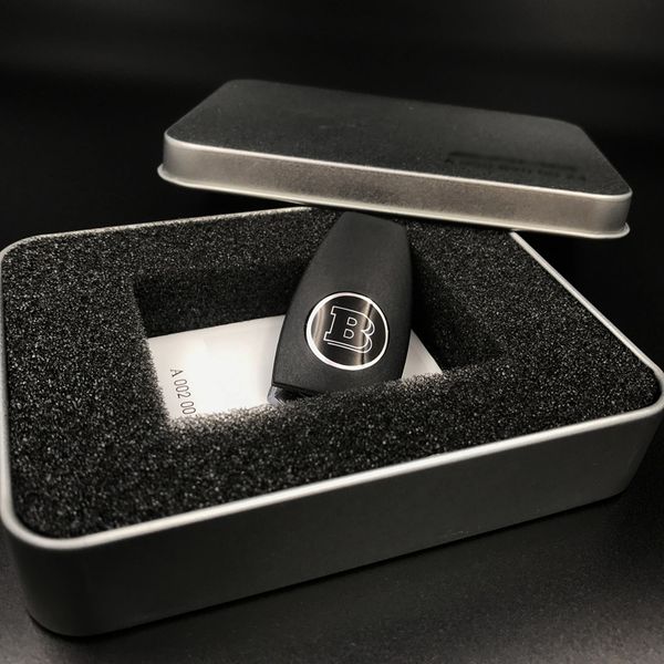 

Новый автомобиль ключ оболочки для Brabus эмблема ключа задняя крышка для Benz W204 Мерс