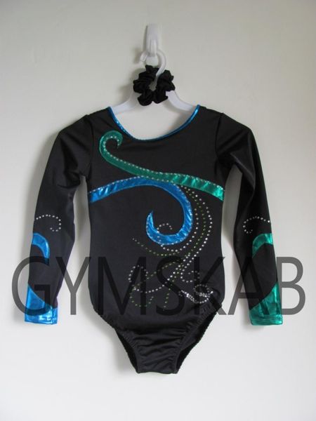 

gymnastics rhythmic leotard women's girl's customized ballet leotard dress gym 7017, Black;red