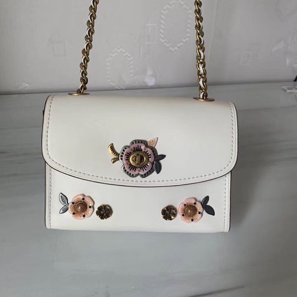 

new women's bags in autumn and winter 2019 with rivets, mountain camellia women's bags, printed vintage bags, cross body