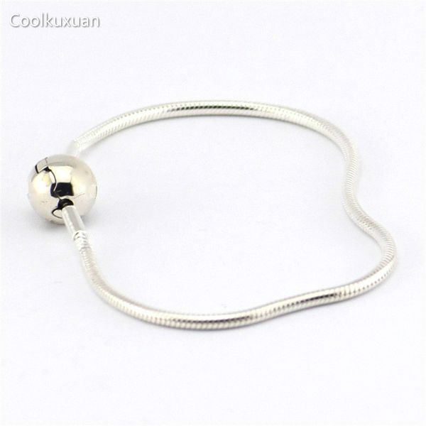 

essence collection bracelets snake chain(3mm) 100% 925 sterling silver fashion jewelry for women wholesales coolkuxuan jewelry, Golden;silver