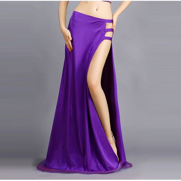 

adults belly dance costume waves slit lateral skirt women clothing belly dance costume performance dress stage, Black;red