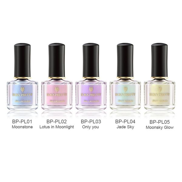 

shell glitter nail polish transparent glimmer shiny lacquer varnish manicure nail art polish 6ml js11