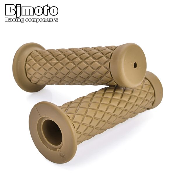 

bjmoto motocross enduro poignee guidon moto motorcycle handle grips for cafe racer bobber pit bike dirtbike