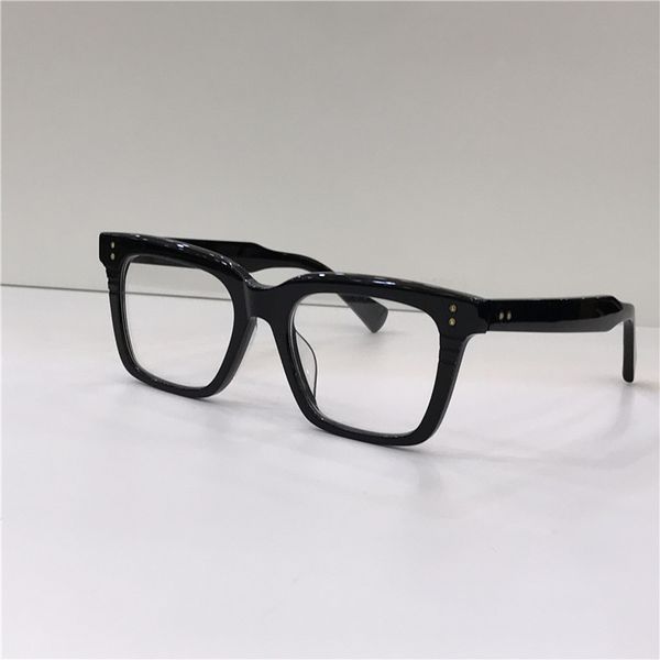 

fashion designer optical glasses sequoi simple square frame retro popular style transparent eyewear clear lenses with case, Black