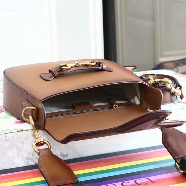 

new fashion designer luxury crossbody bags women vintage saddle bag brown single shoulder strap bag designer retro leather bag