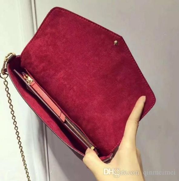 

lady chain cover small leather crossbody luxury braned felicie damier bags