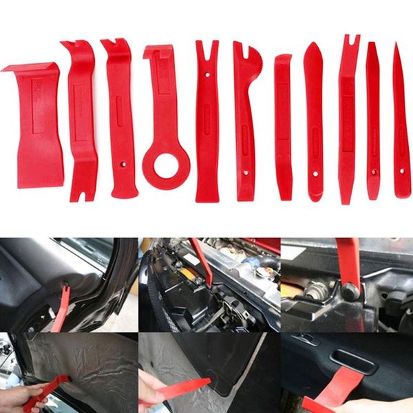 

12pcs car audio maintenance kit for stereo remover window trim radio door panel clip furniture bike bicyle repair tools set