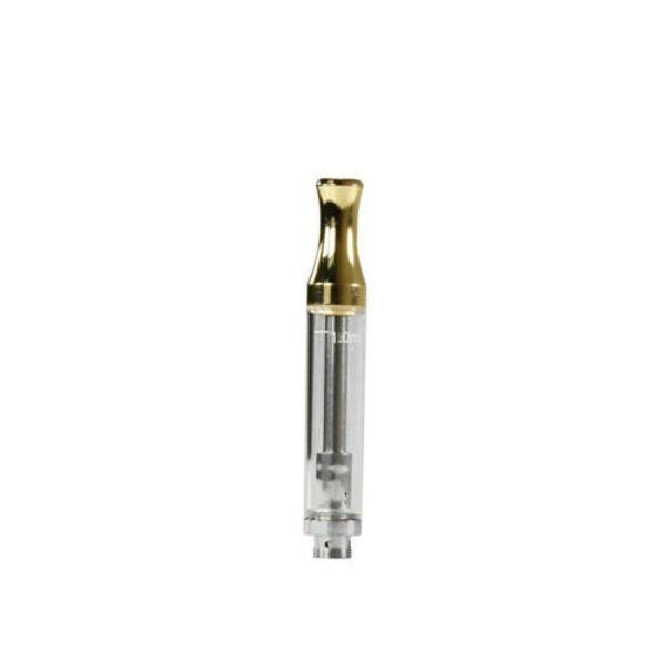 

1pc gold/silver dual coil cartridge0 0.5/1.0ml glass tank0 510 thread0 refillable wax/oil/extract cartridge