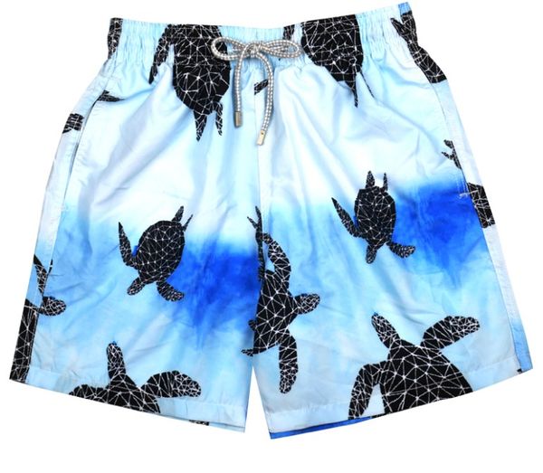 

summer new men's casual banknotes beach pants quick-drying seaside holiday swimming shorts boxer five pants, White;black