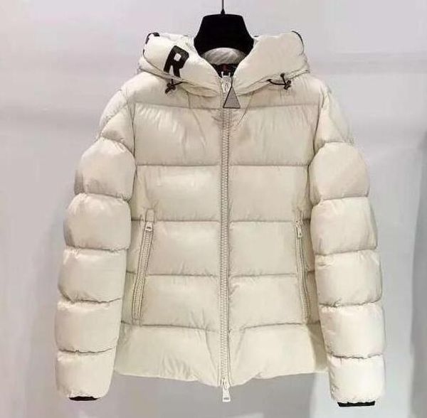 

новые зимы mens женщин ветровки высокого качества пуховик с letters мужские куртки пальто женщин верхняя одежда оптом, Black