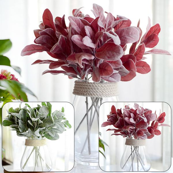 

artificial simulated ear leaves plants fake flower home room party wedding supplies decoration