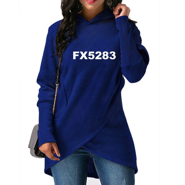 

2018 new fashion print sweatshirts hoodies women femmes cotton pockets casual printing buckle autumn, Black