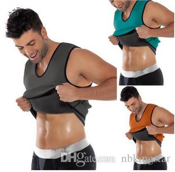 

slimming belt belly men slimming neoprene vest body shaper abdomen fat burning shaperwear waist sweat corset weight loss s-5xl, Black;brown