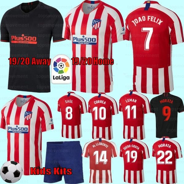 

7 joÃo fÃlix 19 20 home away occer jer ey atletico 6 koke madrid 8 aul 10 correa 5 thoma 11 lemar football hirt