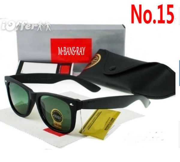 

54мм M BANS RAY Горячей продажи солнцезащитных очки Vintage Pilot Марка ВС Очки Группа поляризованных UV400 Мужчины Женщина Бен Wayfarer солнцезащитных очков