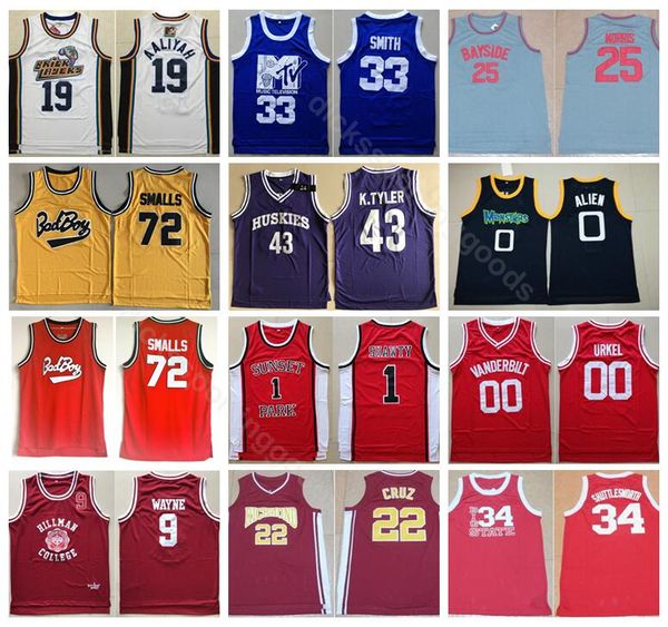 

колледж фильм баскетбол 25 зак моррис 72 biggie smalls джерси 43 кенни тайлер 45 дональд трамп 9 дуэйн уэйн 19 aaliyah, Black;red