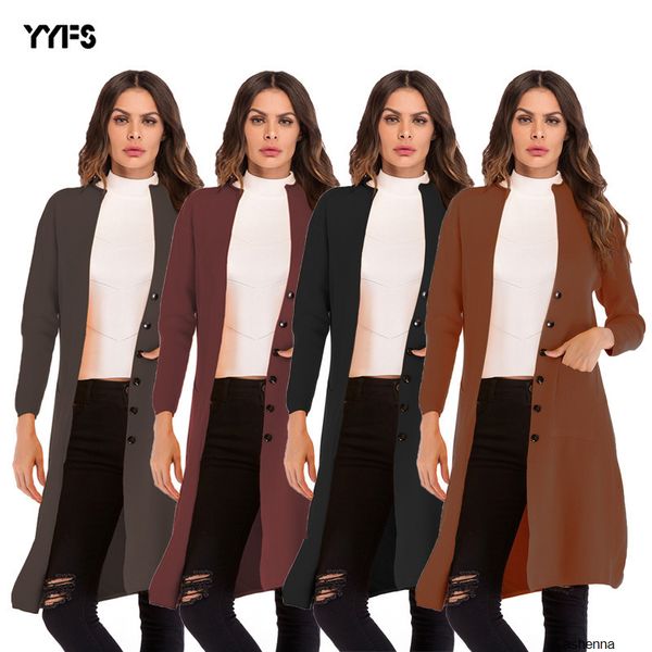 

womens designer sweater season single-breasted solid color shawl jacket loose long-sleeved sweaterlbad, White;black