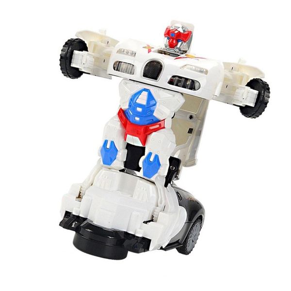 

light music automatic deformation toy car children's toys to spread toys electric universal toy car playful durable