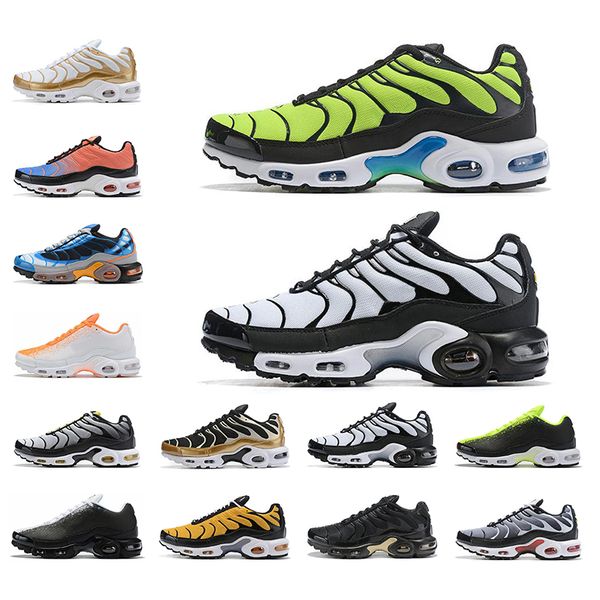 

running sports 2019 tn sneaker for men and women shoes black white pinks fashion sliver, White;red
