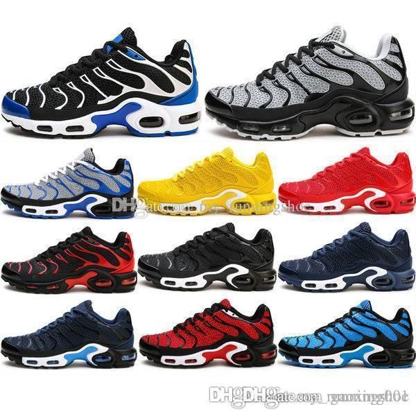 

2020 new tn plus kpu tailwind 4 iv tn mens running shoes sports chaussures designer trainers blue yellow sneakers shoes 40-47, White;red