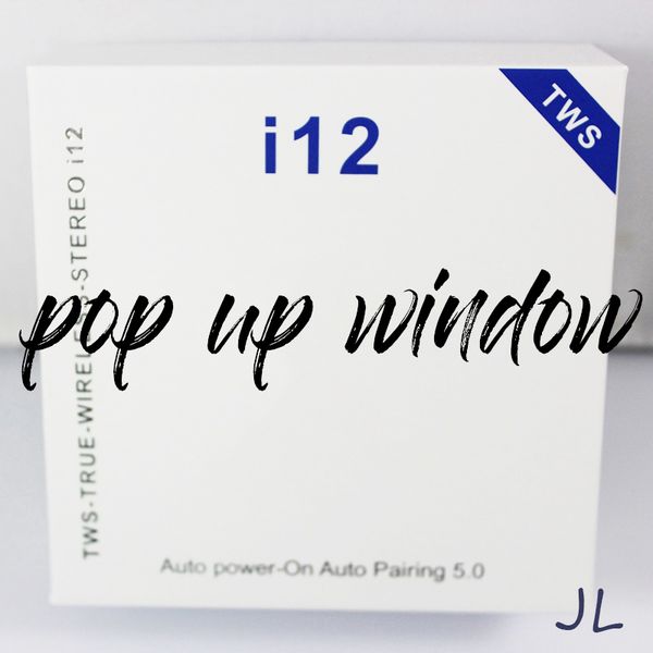 

I12 tw bluetooth 5 0 wirele earphone upport pop up window touch headphone tereo ound earbud with charging box for iphone x xr