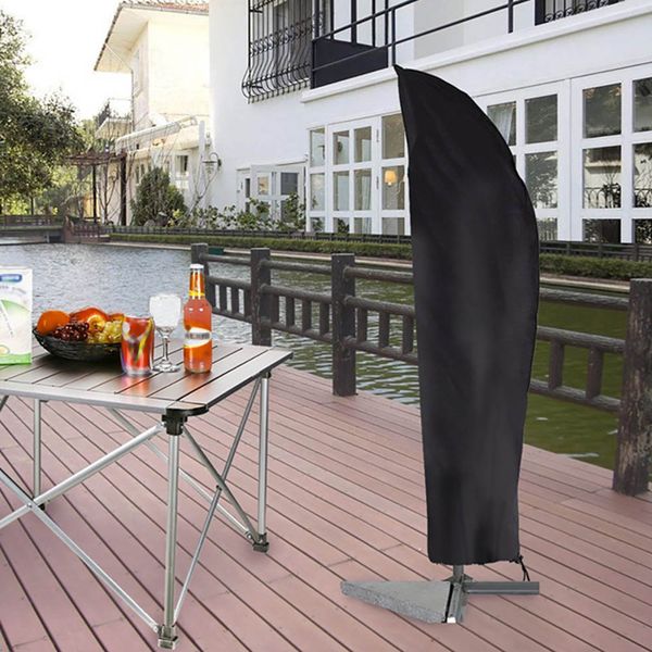 

outdoor patio 205-265 cm umbrella cover waterproof protective cover with zipper for garden cantilever parasol umbrellas