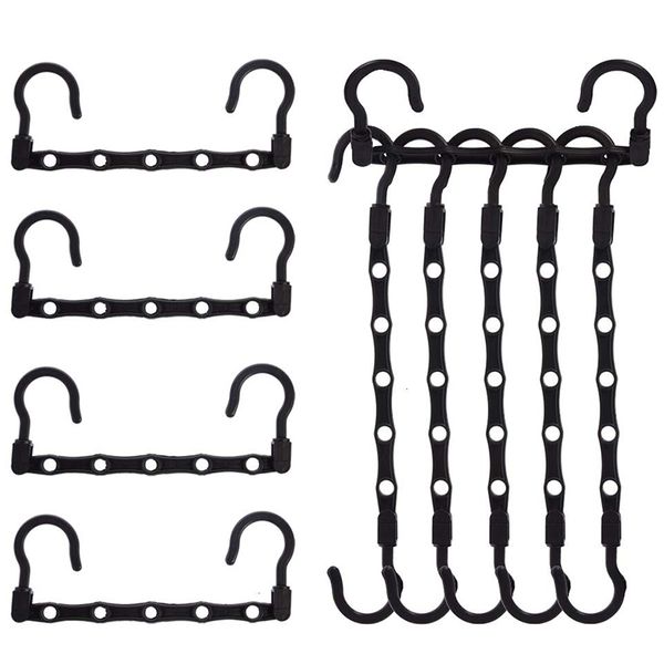 

cascading hangers for clothing wardrobe,closet space saver pack of 10 pack with sturdy plastic for heavy clothes,trouser, jeans